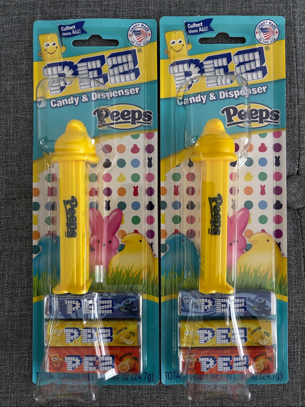 Yellow Chick Peeps Pez Dispenser - Pack of 2